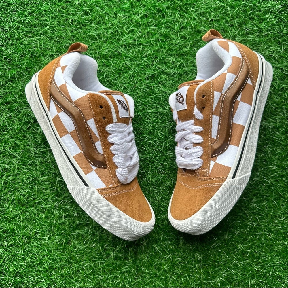 Vans Knu Skool Mega Check Brown - Picture 7 of 10